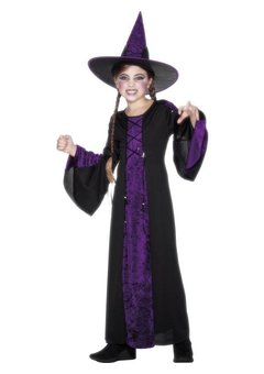 Betoverde heks kostuum kids