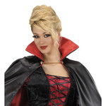 oogwimpers, zwart, met lange punten als vleugels