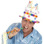 fluwelen hoed happy birthday