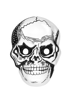 plastic schedel masker
