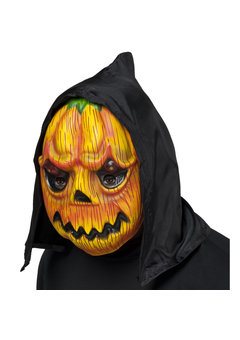 pvc pompoenmasker met kap