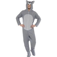 Wolf kostuum onesie