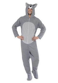 Wolf kostuum onesie