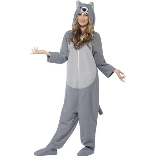 Wolf kostuum onesie