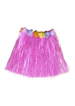 hawairokje met bloemenriem kind, rose