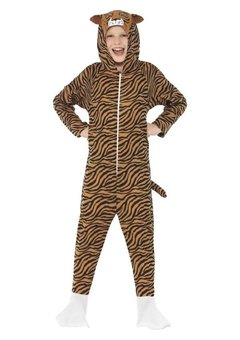 Bruine tijger pak kids