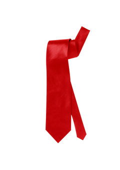 satijnen stropdas rood