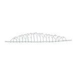 kroon buigbaar met pareltjes