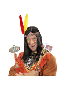 hoofdband indiaan met 2 veren