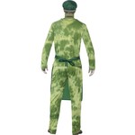 Griezelige zombie verpleger pak voor heren