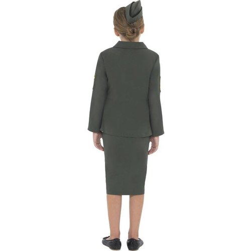 Leger officieren kostuum meisje