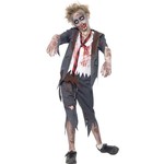 Eng zombie school jongen kostuum