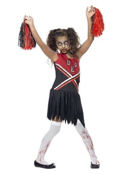 Zombie cheerleader kostuum