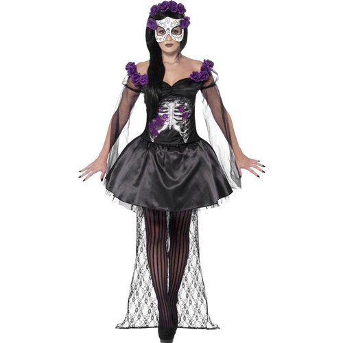 Mooi Day of the Dead Senorita kostuum voor dames