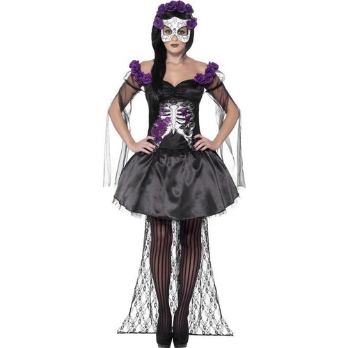 Mooi Day of the Dead Senorita kostuum voor dames