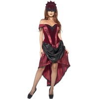 Charmante Venetiaanse saloon dame kostuum