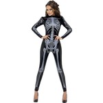 Sexy skelet catsuit dames