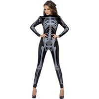 Sexy skelet catsuit dames