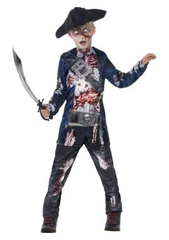 Zombie piraten pak kinderen