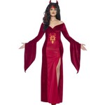 Charmante duivelse koninginnen jurk maatje meer