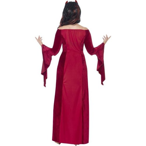 Charmante duivelse koninginnen jurk maatje meer