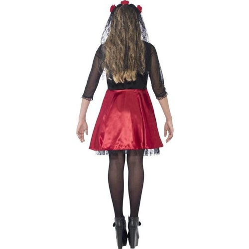 Mooi day of the dead diva kostuum voor tieners