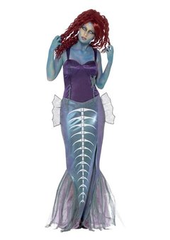 Zombie zeemeermin pak voor dames
