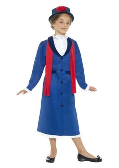 Victoriaanse kinderjuffrouw kostuum