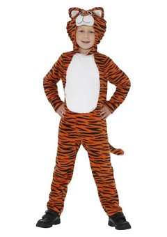 Oranje tijger pak kids