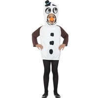 Grappig sneeuwpop pak voor kinderen