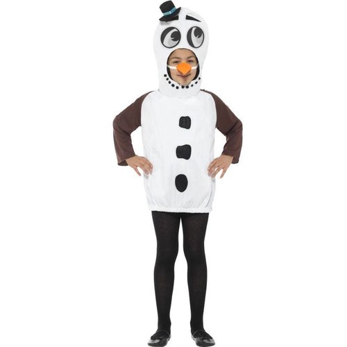 Grappig sneeuwpop pak voor kinderen