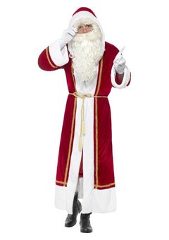 Kerstman mantel luxe