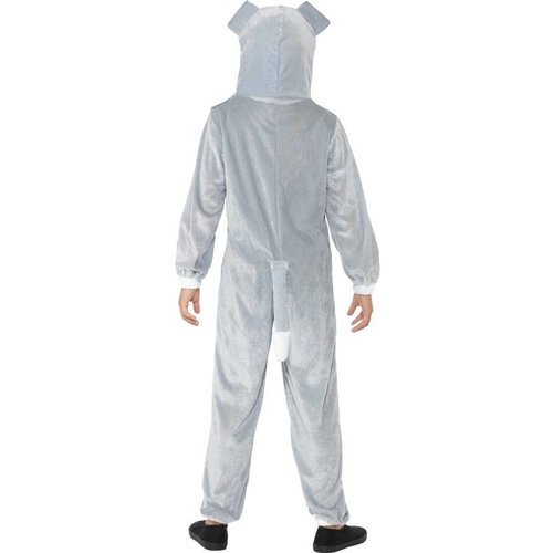 Grijs honden pak voor kinderen