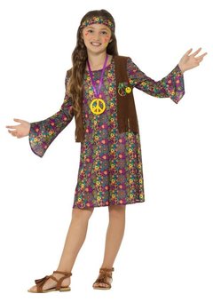 Hippie kostuum meisje