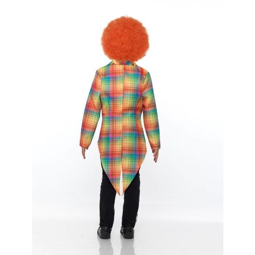 Neon clown jas tartan kids