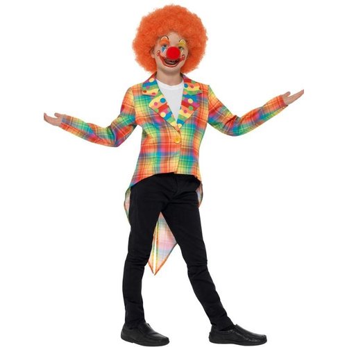 Neon clown jas tartan kids