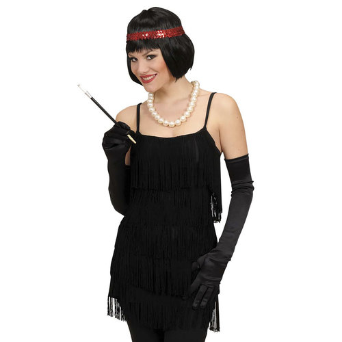 ketting grote zwarte parels