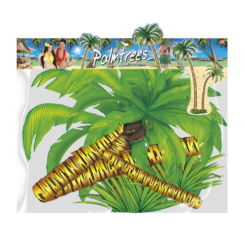 2 palmbomen 1x180cm , 1x116cm