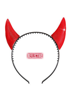 spiegelende duivelshoorn rood