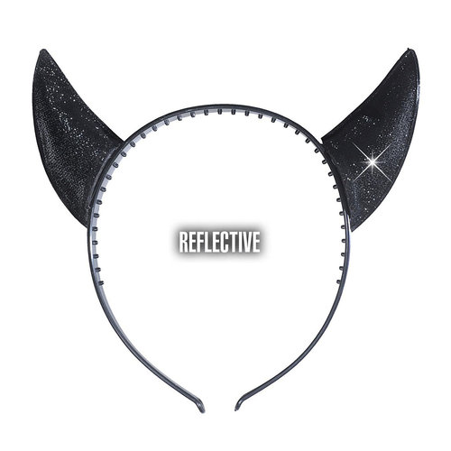 spiegelende duivelshoorn zwart