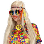 hippie hoofdband met kraaltjes en veren