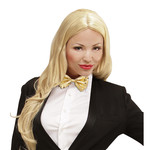 vlinderstrik pailletten goud