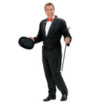 vlinderstrik pailletten rood