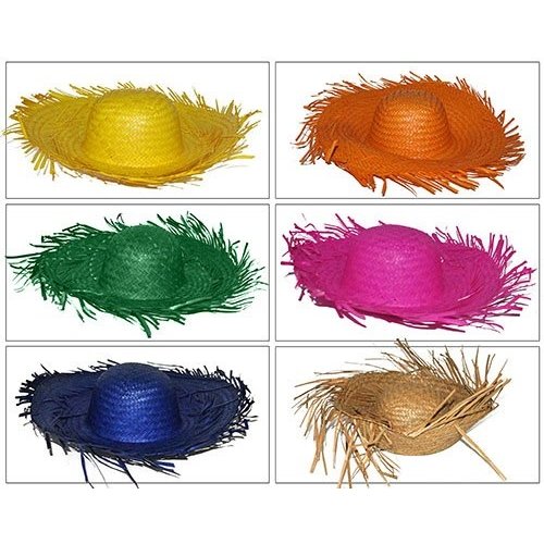 Strand hoed Aloha stro  fuchsia