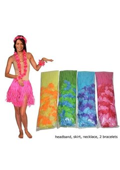 Hawaii pink met accessoires