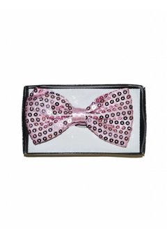 Roze strikje met pailletten