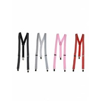 Roze bretels met stippen