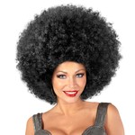 pruik, jimmy zwart (in plastic zak)