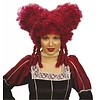 pruik, barok edelman rood (in plastic zak)