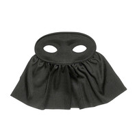 oogmasker zwart met sluier